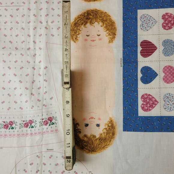Vintage Happy Baby/Sleepy Baby Reversible Doll Fabric Panel Sewing Pattern - Picture 9 of 10